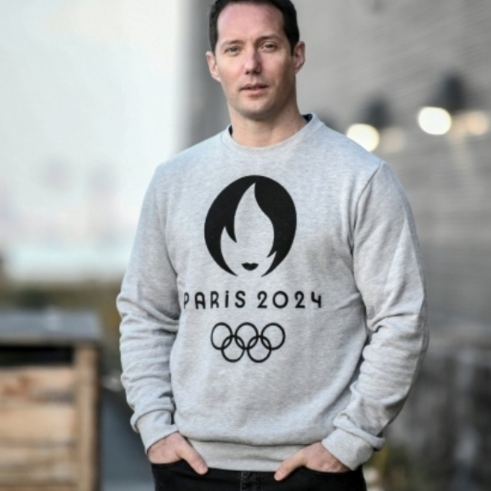 Paris 2024 Summer Olympics logo crew neck sweatshirt size XXL
